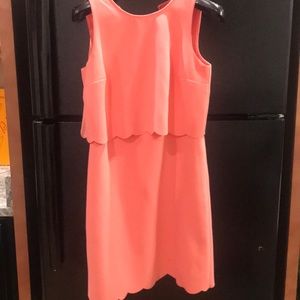 Ann Taylor Loft, peachy cocktail dress